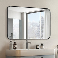 Load image into Gallery viewer, 30&quot; x 22&quot; Inman Rectangle Metal Mirror
