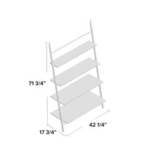 Load image into Gallery viewer, Innes 71.8&#39;&#39; H x 42.2&#39;&#39; W Steel Ladder Bookcase
