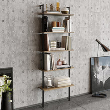 Load image into Gallery viewer, Innis 68.5&quot; H x 23.6&quot; W Metal Ladder Bookcase 952AH

