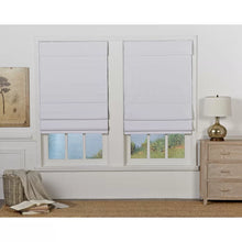 Load image into Gallery viewer, 27&quot;W x 72&quot;L White Insulating Cordless Blackout Roman Shade
