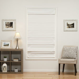41"W x 72"L White Insulating Cordless Blackout Roman Shade (Set of 3) 4305RR