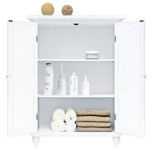 Load image into Gallery viewer, Ione 27" W x 34" H x 13.75" D Free-Standing Bathroom Cabinet White #1425HW
