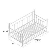 Load image into Gallery viewer, Twin White Ione Daybed with Trundle (SB1315)

