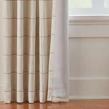 Load image into Gallery viewer, Irmtraud Checkered Blackout Rod Pocket Single Curtain Panel B56 178 ps
