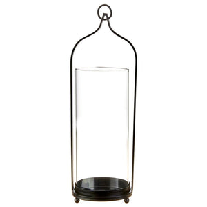 16.5" H x 5.5" W x 5.5" D Iron Lantern