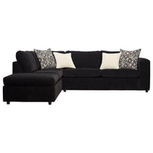 Load image into Gallery viewer, Isaacs 112&quot; Left Hand Facing Sectional Ultimate Ebony

