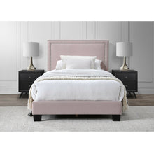 Load image into Gallery viewer, Isabela Upholstered Low Profile Platform TWIN Bed, OG226
