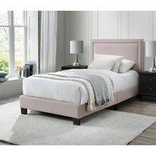 Load image into Gallery viewer, Isabela Upholstered Low Profile Platform TWIN Bed, OG226
