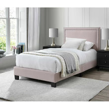 Load image into Gallery viewer, Isabela Upholstered Low Profile Platform Bed twin
