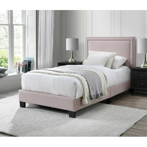 Isabela Upholstered Low Profile Platform Bed twin