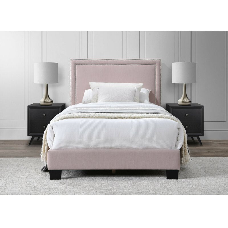 Isabela Upholstered Low Profile Platform TWIN Bed, OG226
