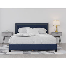 Load image into Gallery viewer, Isabela Upholstered Low Profile Platform Bed, Queen
