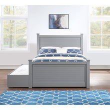 Load image into Gallery viewer, Isabella Full Solid Wood Platform Bed with Trundle by Harriet Bee MRM2588 (3 boxes)
