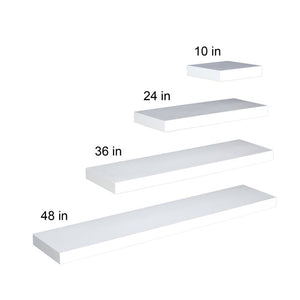 White 10" Wall Shelf #9556