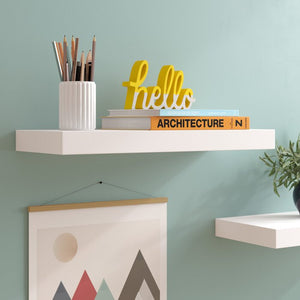 White 10" Wall Shelf #9556