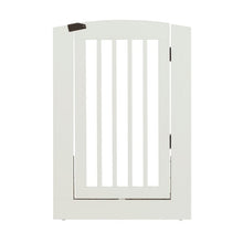Load image into Gallery viewer, White Isanti Individual Panel Free Standing Pet Gate, #6244
