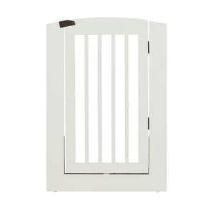 White Isanti Individual Panel Free Standing Pet Gate, #6244
