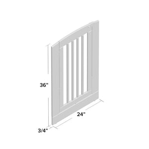 White Isanti Individual Panel Free Standing Pet Gate, #6244