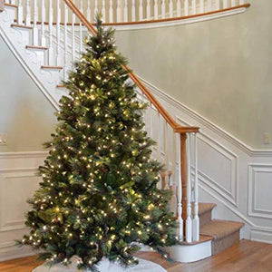 Isenhour Lighted Artificial Pine Christmas Tree, 7.5' H