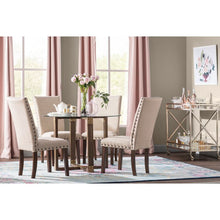 Load image into Gallery viewer, Ismay Linen Upholstered Dining Chair in Beige (Set of 2) #892HW
