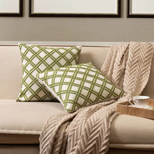 Load image into Gallery viewer, Itzel Geometric 18&quot; Throw Pillow Cover (Set of 2)
