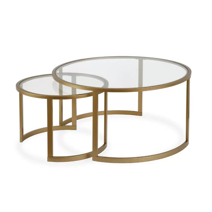 Ivalee Extendable Sled 2 Nesting Coffee Table