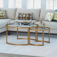 Load image into Gallery viewer, Ivalee Extendable Sled 2 Nesting Coffee Table
