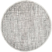 Load image into Gallery viewer, Connie Geometric Silver/Ivory Area Rug (SB834)
