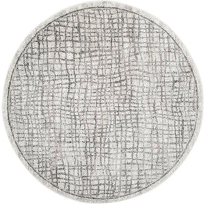Connie Geometric Silver/Ivory Area Rug (SB834)
