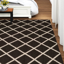Load image into Gallery viewer, Danbury Handmade Flatweave Wool Brown/Ivory Rug 3605RR
