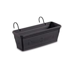 Load image into Gallery viewer, Anthracite Izora Self Watering Railing Planter (Set of 5)
