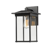 Load image into Gallery viewer, Izumi Black 1 - Bulb 14.4&quot; H Outdoor Wall Lantern 712CDR

