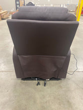 Load image into Gallery viewer, Lacoo Power Lift Recliner with Massage and Heat, Brown Faux Leather **AS IS**
