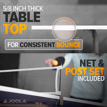 Load image into Gallery viewer, Quadri Indoor 15mm Table Tennis Table - Ping Pong Table with Quick Clamp Ping Pong Net Set
