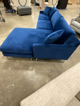 Load image into Gallery viewer, Jason 118.89&quot; Wide Velvet Sofa &amp; Chaise
