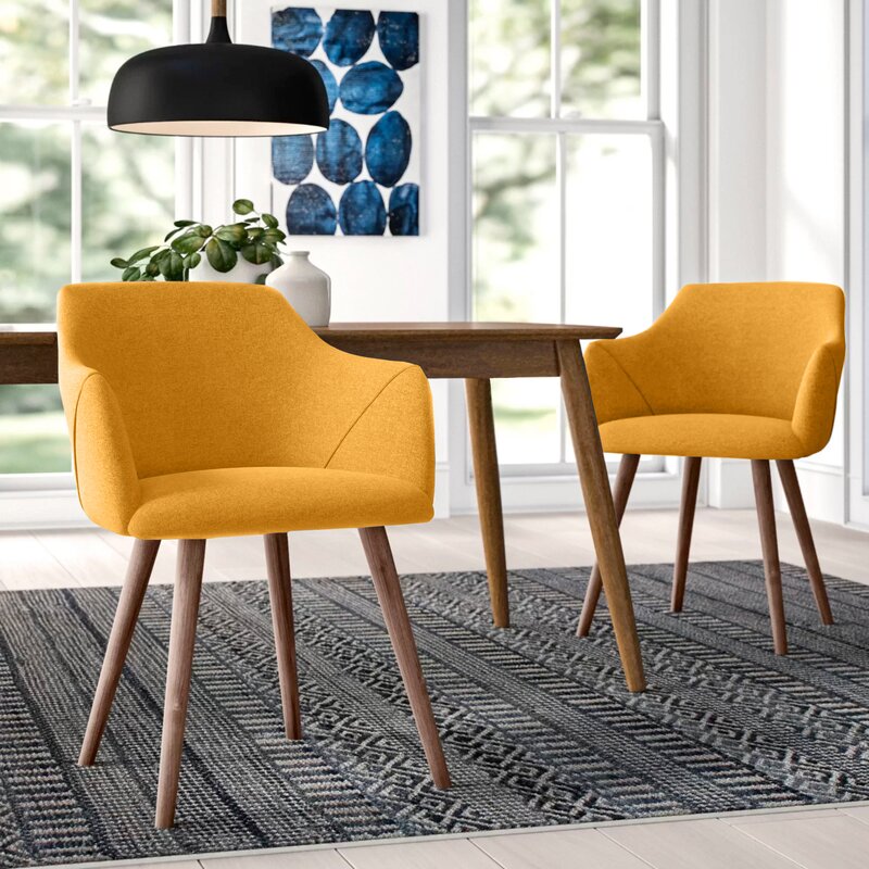 Jace Upholstered Arm Chair (Set of 2)
