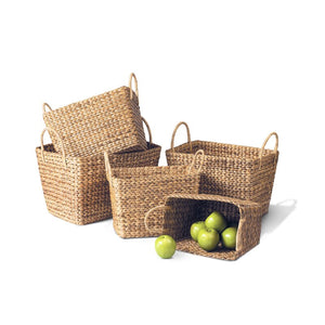 15.5" H x 11"W x 10" D Jackeline Woven Storage Rattan Basket MRM4293