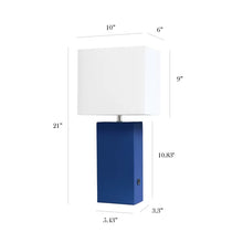 Load image into Gallery viewer, Jackson 21&quot; Table Lamp with USB
