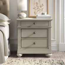 Load image into Gallery viewer, Jaclin 2 - Drawer Solid Wood Nightstand Dove Gray
