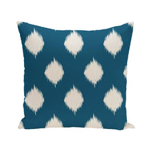Load image into Gallery viewer, Teal Outdoor Throw Pillow - 16&quot; #9728
