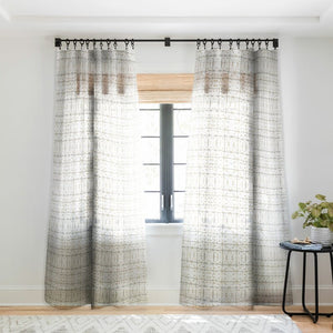 Jacqueline Maldonado Manifest Putty Geometric Sheer Curtain Panels (Set of 2) MRM/GL3459
