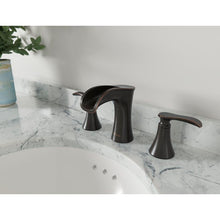 Load image into Gallery viewer, Jaida Widespread Bathroom Faucet with Drain Assembly Tuscan Bronze #1296HW
