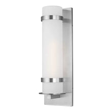Load image into Gallery viewer, 14&quot; H x 4.5&quot; W x 4.25&quot; D Jaimey Frosted Glass Outdoor Flush Mount
