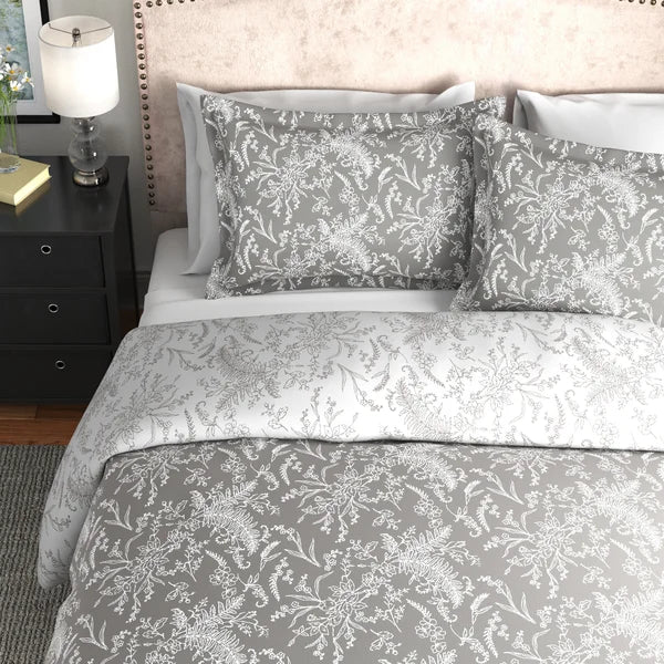 Jake-Lee Microfiber Reversible Traditional Comforter Set full