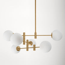 Load image into Gallery viewer, Jalexie Dimmable Modern Linear Chandelier
