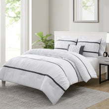 Load image into Gallery viewer, Queen Comforter + 7 Additional Pieces Jamarae Microfiber 8 Piece Comforter Set

