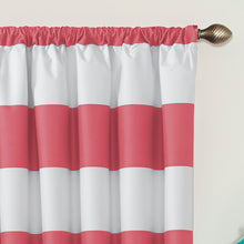 Load image into Gallery viewer, Jameson Striped Blackout Thermal Rod Pocket Single Curtain Panel, EC1070
