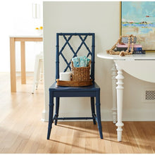 Load image into Gallery viewer, Navy Blue Janae Cross Back Side Chair (Set of 2) MRM2354
