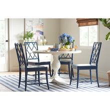Load image into Gallery viewer, Navy Blue Janae Cross Back Side Chair (Set of 2) MRM2354
