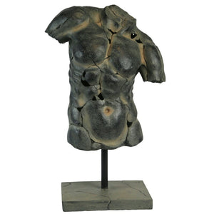 Janell Polyresin Cracked Torso Statue